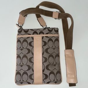 Vintage Coach Square Crossbody Bag